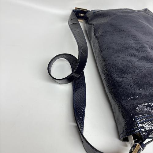 Fendi Black Patent Leather Convertible Bag photo 6