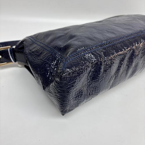 Fendi Black Patent Leather Convertible Bag photo 7