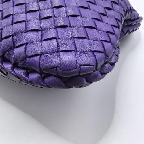 Bottega Veneta Purple Intrecciato Leather Handbag photo 8