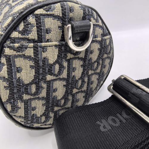 Christian Dior Oblique Canvas Barrel Messenger Bag photo 8