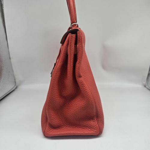 Hermès Kelly Retourne Handbag, Palladium Hardware photo 3