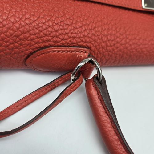 Hermès Kelly Retourne Handbag, Palladium Hardware photo 5