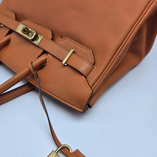 Hermès Birkin Gold-tone Leather Handbag photo 2