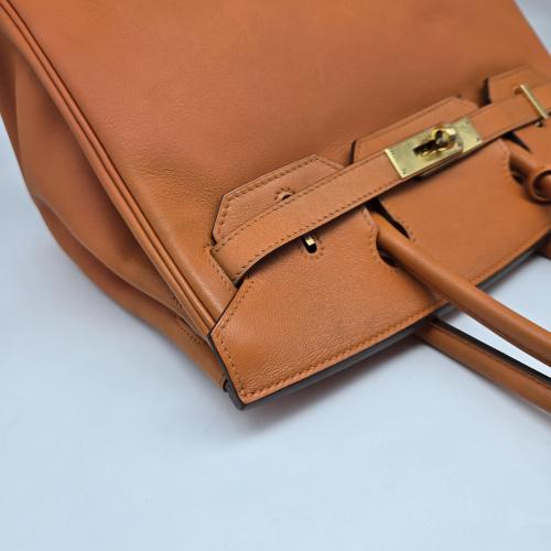 Hermès Birkin Gold-tone Leather Handbag photo 3