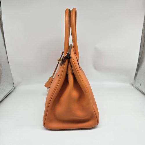 Hermès Birkin Gold-tone Leather Handbag photo 7