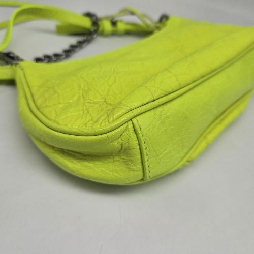 Balenciaga Yellow Lambskin Leather Le Cagole Mini Bag photo 5