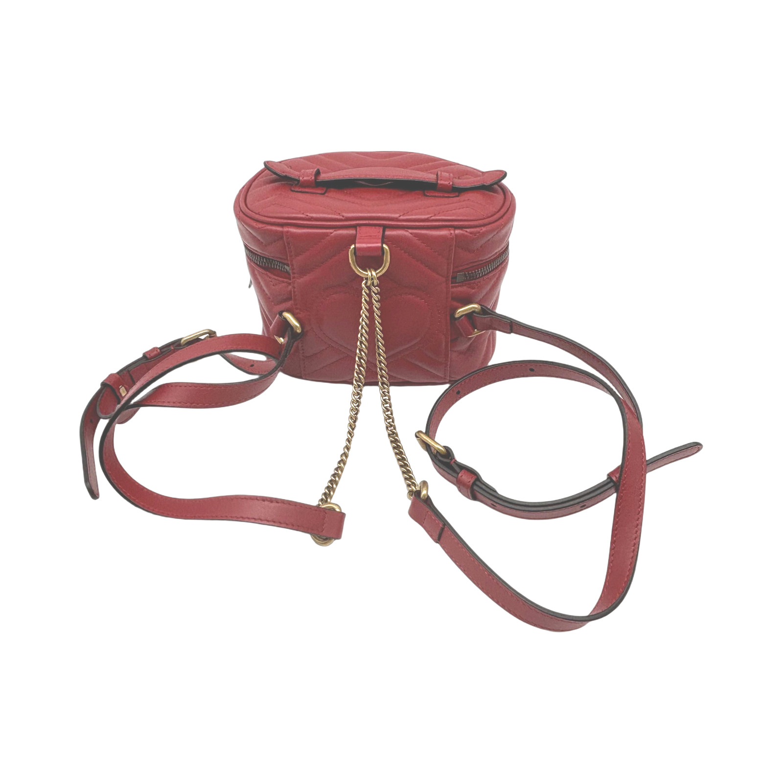 Gucci GG Marmont Matelasse Calfskin Round Backpack photo 2
