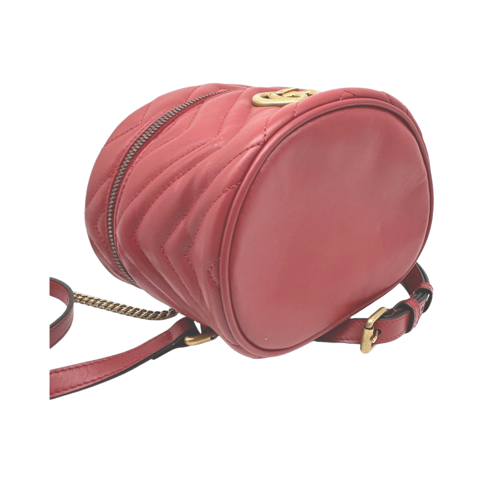 Gucci GG Marmont Matelasse Calfskin Round Backpack photo 3