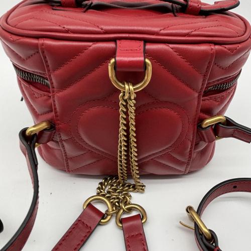 Gucci GG Marmont Matelasse Calfskin Round Backpack photo 7