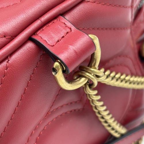 Gucci GG Marmont Matelasse Calfskin Round Backpack photo 8