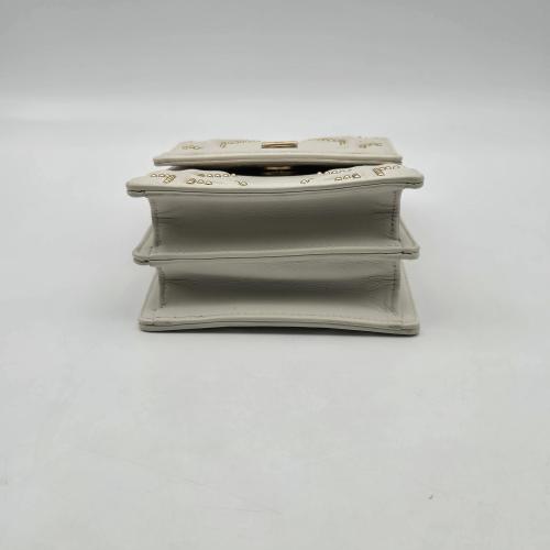 Christian Dior White Diorama Vertical Studded Clutch photo 2