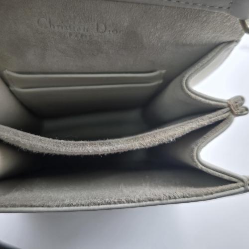 Christian Dior White Diorama Vertical Studded Clutch photo 4