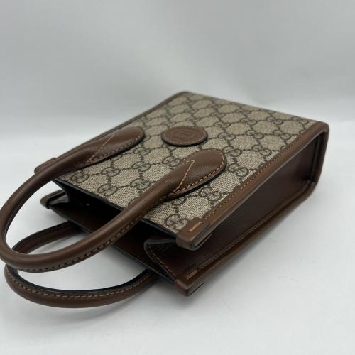 Gucci Gg Supreme Interlocking G Tote Bag photo 6