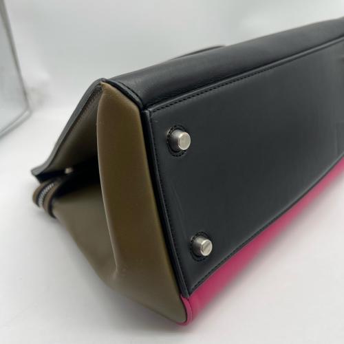 Celine Tricolor Leather Edge Handbag photo 8