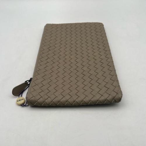 Bottega Veneta Intrecciato Leather Document Case In Grey photo 6