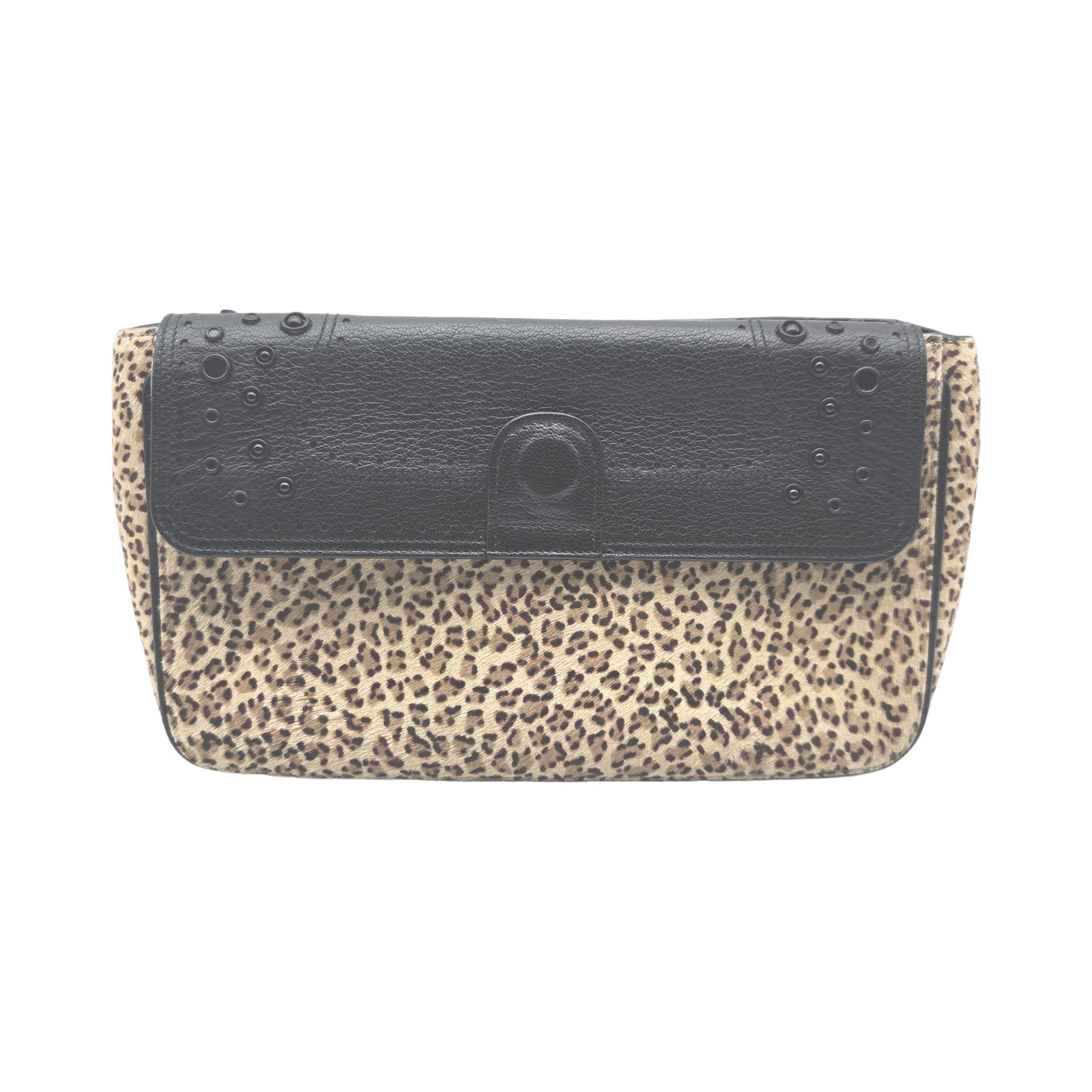 Bottega Veneta Leopard Print Pony Hair Shoulder Bag photo 2