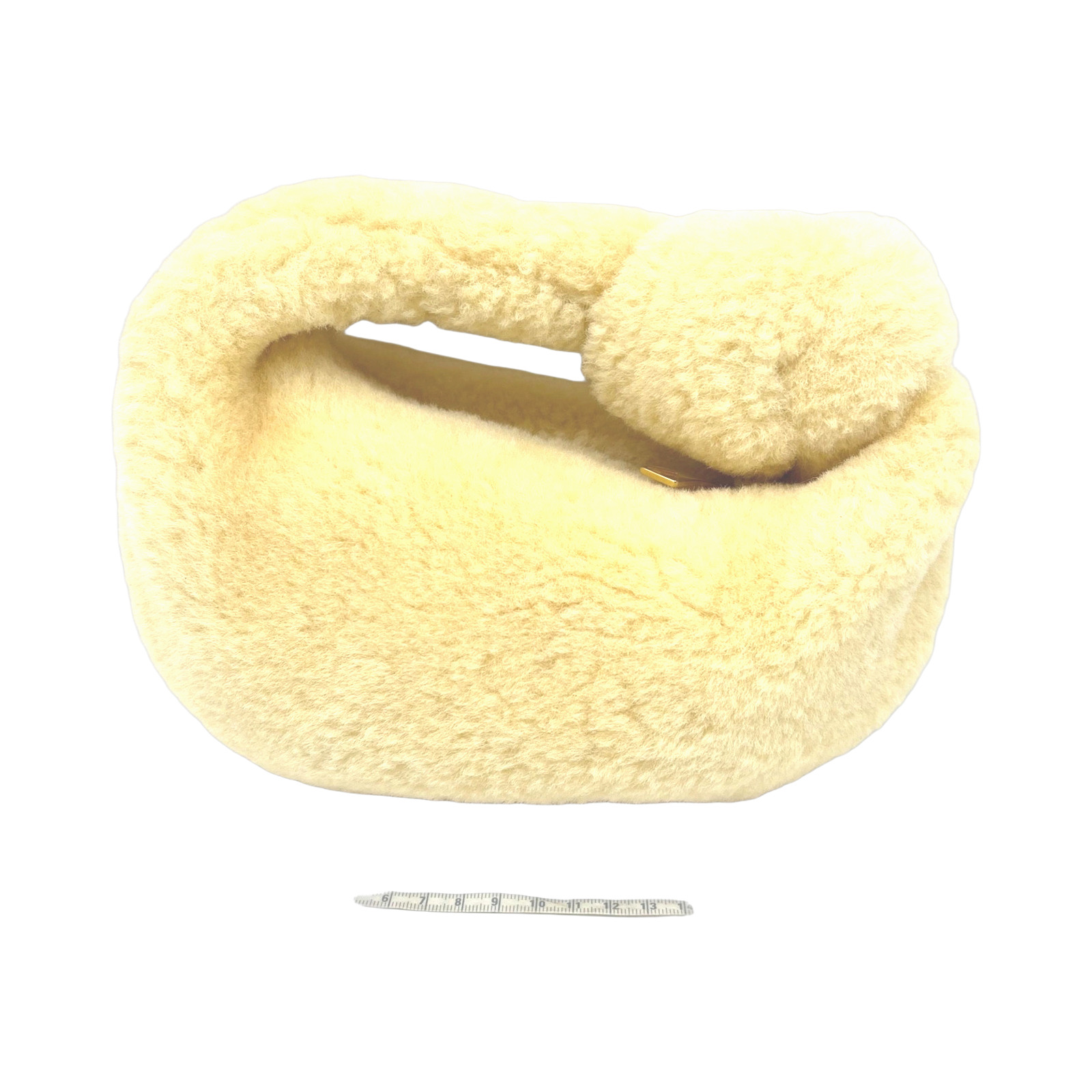 Bottega Veneta Shearling Jodie Bag In Yellow photo 2