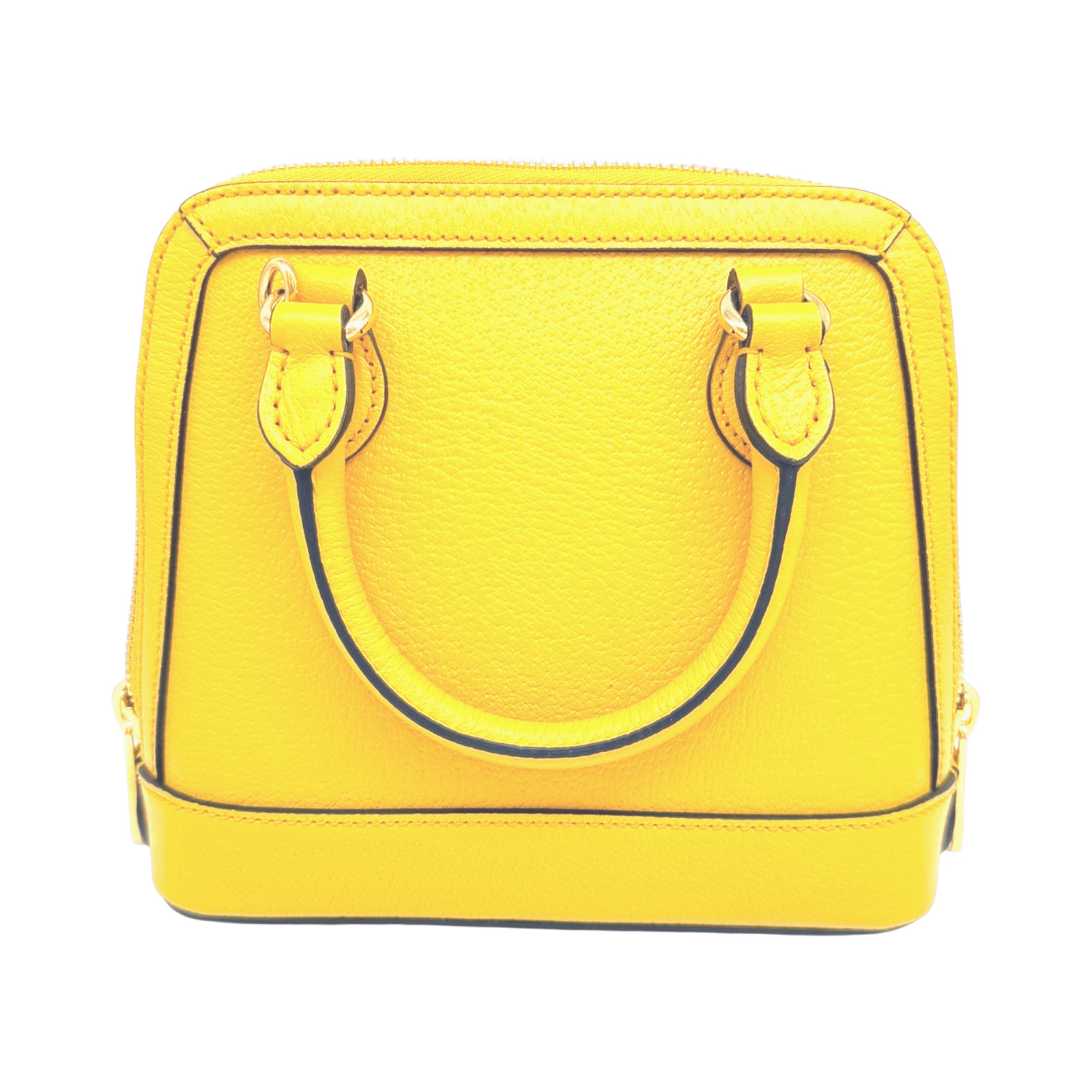 Gucci Yellow Textured Leather Gucci x Adidas Horsebit 1955 Bag photo 2