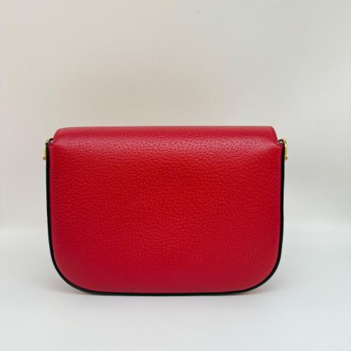 Gucci Red Leather Gucci x Adidas Horsebit 1955 Bag photo 6
