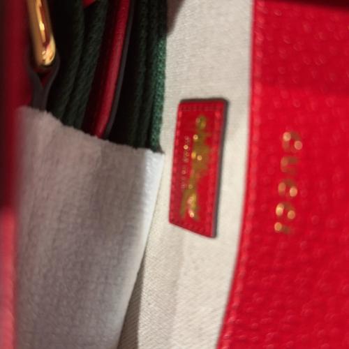 Gucci Red Leather Gucci x Adidas Horsebit 1955 Bag photo 8