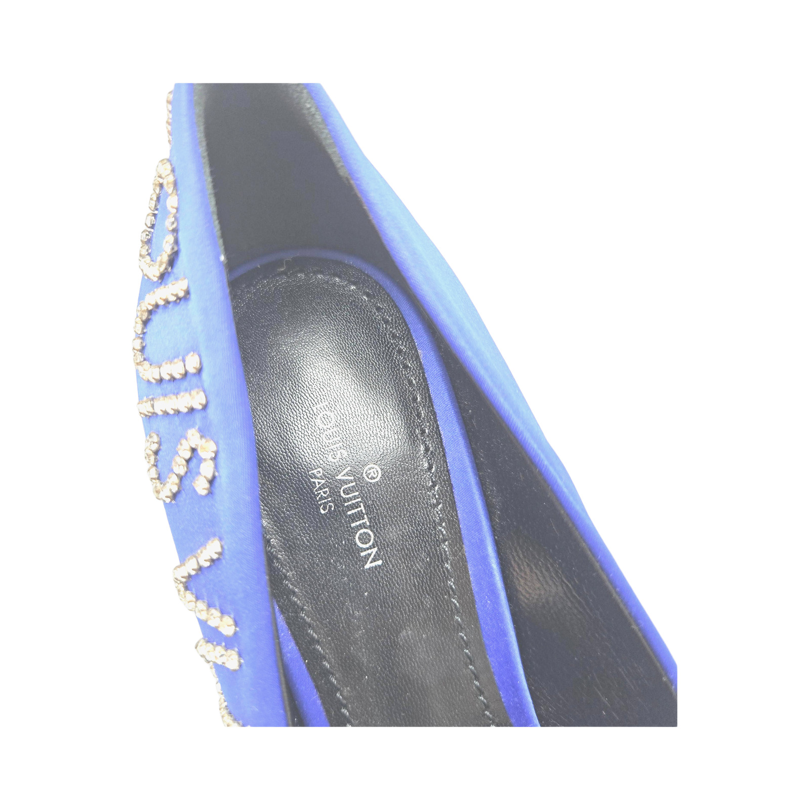 Louis Vuitton Blue Satin Call Back Pumps photo 3
