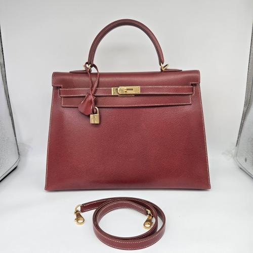 Hermès Birkin / Kelly — Burgundy, 35cm