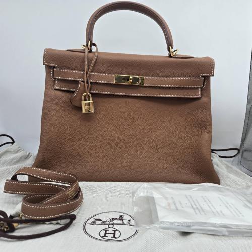 Hermès Birkin / Kelly — Brown, 35cm
