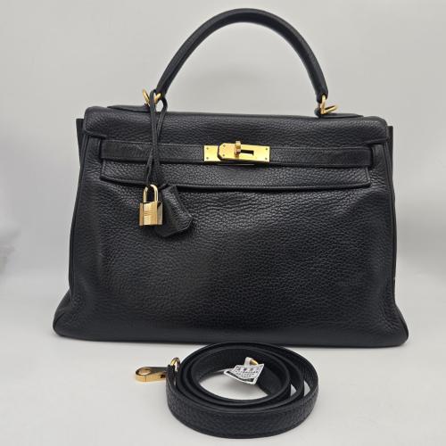 Hermès Birkin / Kelly — Black, 32cm