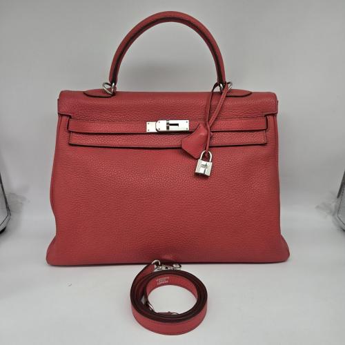 Hermès Birkin / Kelly — Red, 35cm