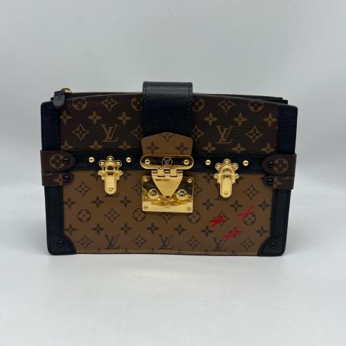 Louis Vuitton Reverse Monogram Canvas Trunk Clutch Crossbody Bag photo 2