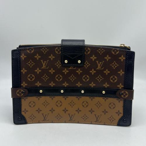 Louis Vuitton Reverse Monogram Canvas Trunk Clutch Crossbody Bag photo 3