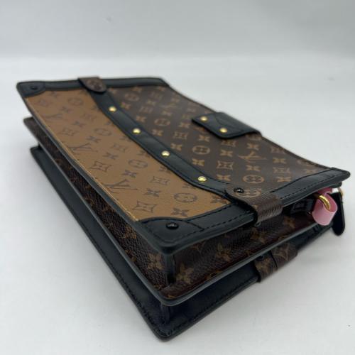Louis Vuitton Reverse Monogram Canvas Trunk Clutch Crossbody Bag photo 4
