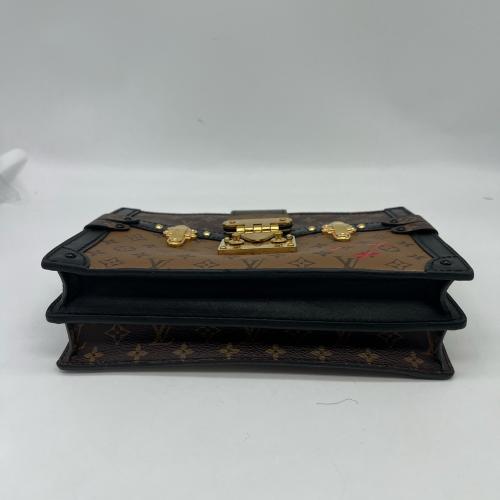 Louis Vuitton Reverse Monogram Canvas Trunk Clutch Crossbody Bag photo 5
