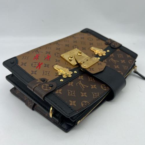 Louis Vuitton Reverse Monogram Canvas Trunk Clutch Crossbody Bag photo 7