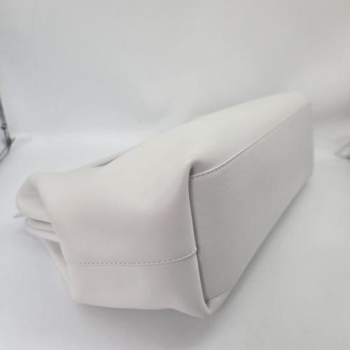 Bottega Veneta White Leather The Point Bag photo 3