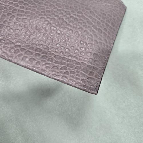 Burberry Pink Embossed Leather Wristlet Cclutch photo 4