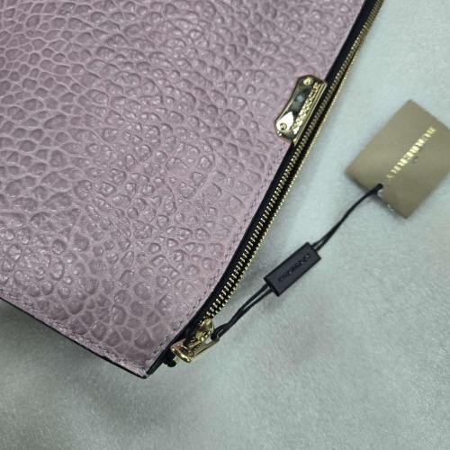 Burberry Pink Embossed Leather Wristlet Cclutch photo 6