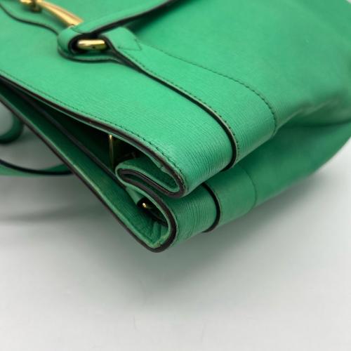 Gucci Green Leather Horsebit Tote Bag photo 4