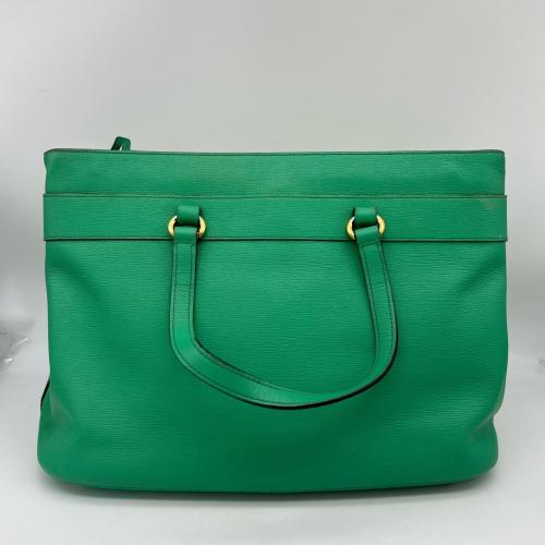 Gucci Green Leather Horsebit Tote Bag photo 6