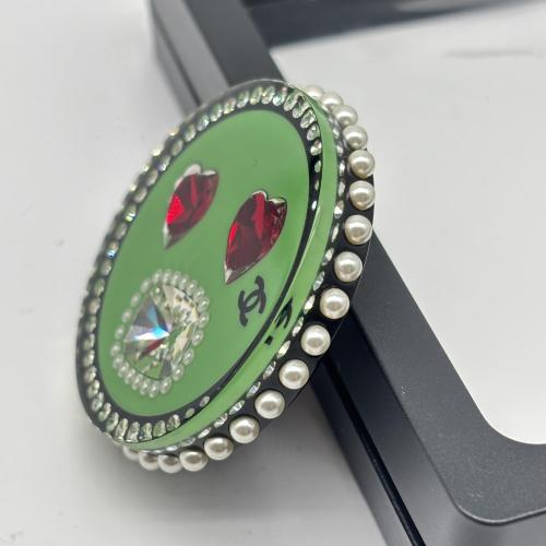 Chanel Pearl Rhinestone Pin Brooch Face Heart photo 8