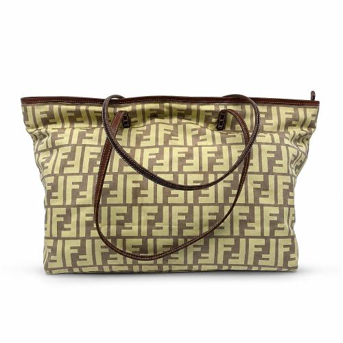 Fendi Zucca Logo Pattern Tote Bag