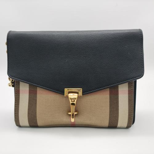 Burberry House Check Canvas And Leather Crossbody Bag photo 2