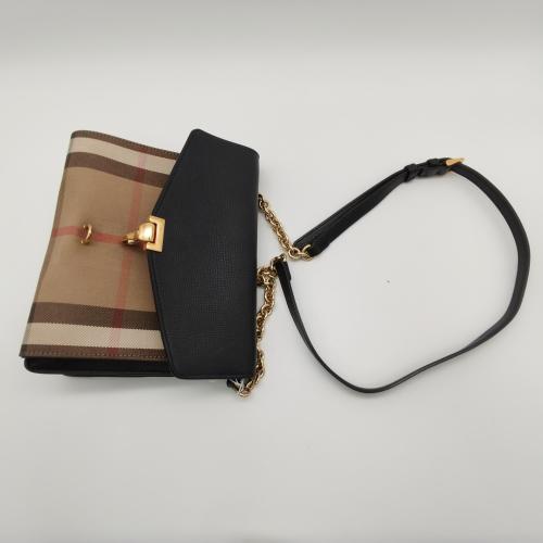 Burberry House Check Canvas And Leather Crossbody Bag photo 5