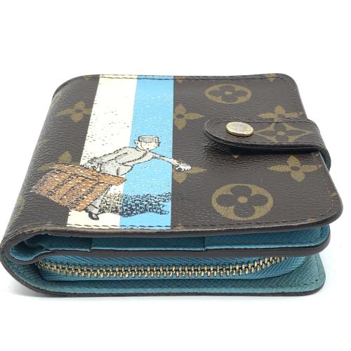 Louis Vuitton Monogram Groom Compact Zip Wallet photo 6