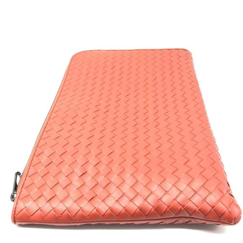 Bottega Veneta Intrecciato Leather Clutch Bag photo 3