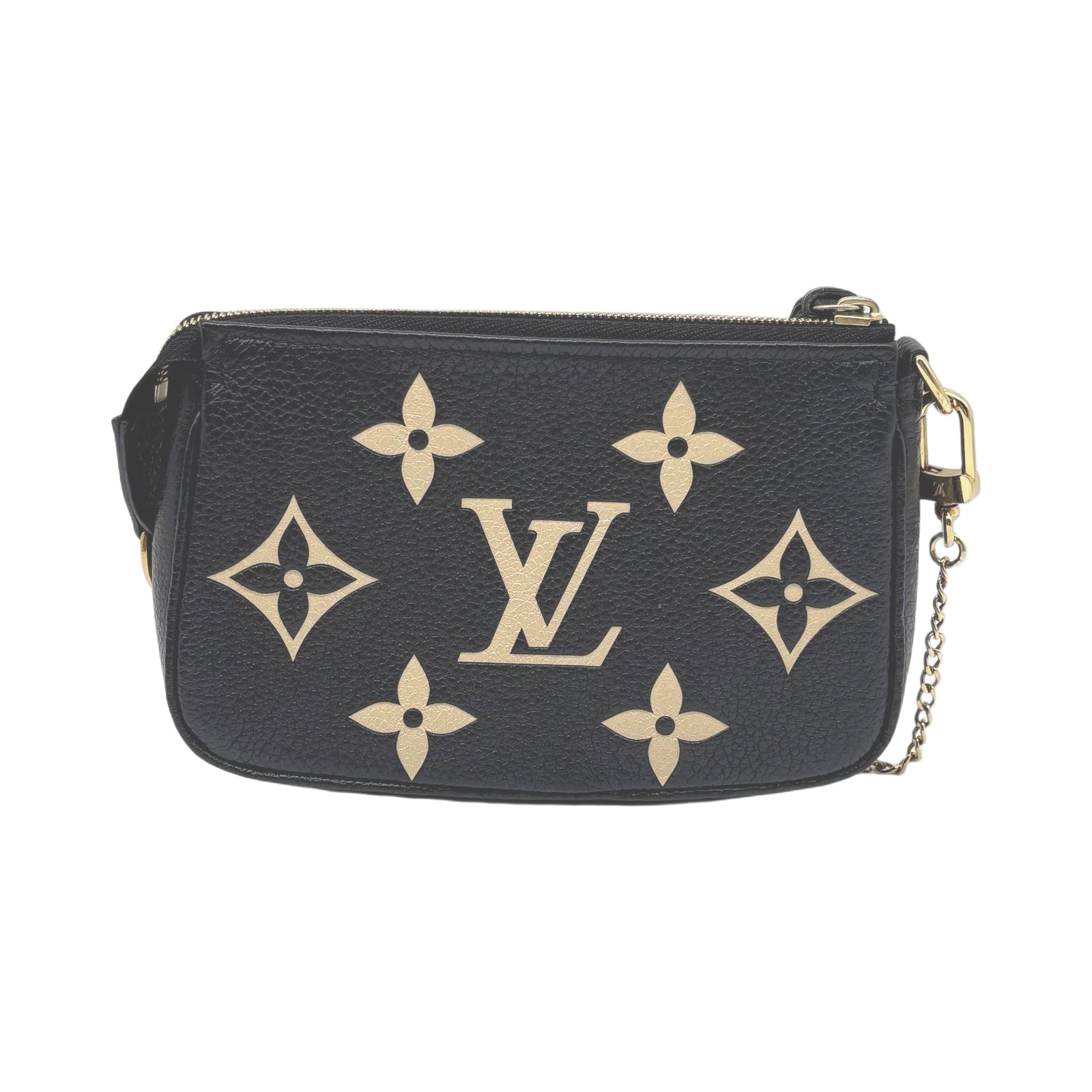 Louis Vuitton Black Monogram Empreinte Mini Pochette Accessories photo 2