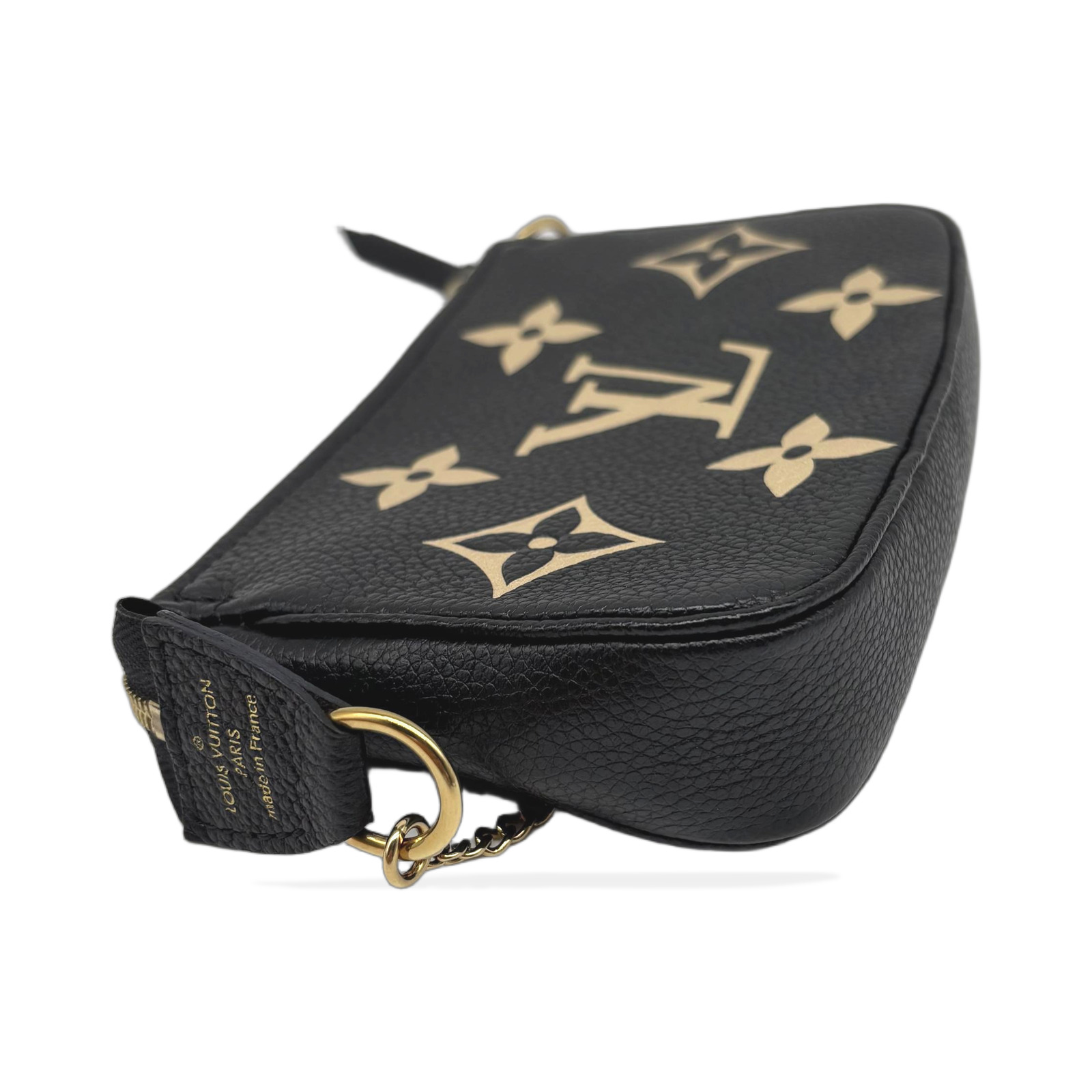 Louis Vuitton Black Monogram Empreinte Mini Pochette Accessories photo 4