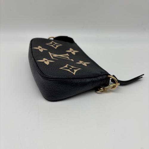 Louis Vuitton Black Monogram Empreinte Mini Pochette Accessories photo 5