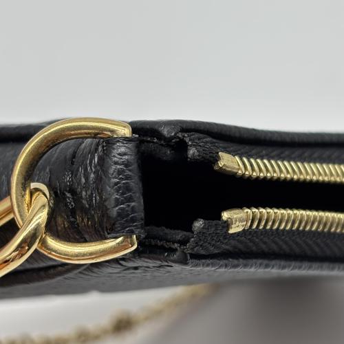 Louis Vuitton Black Monogram Empreinte Mini Pochette Accessories photo 6