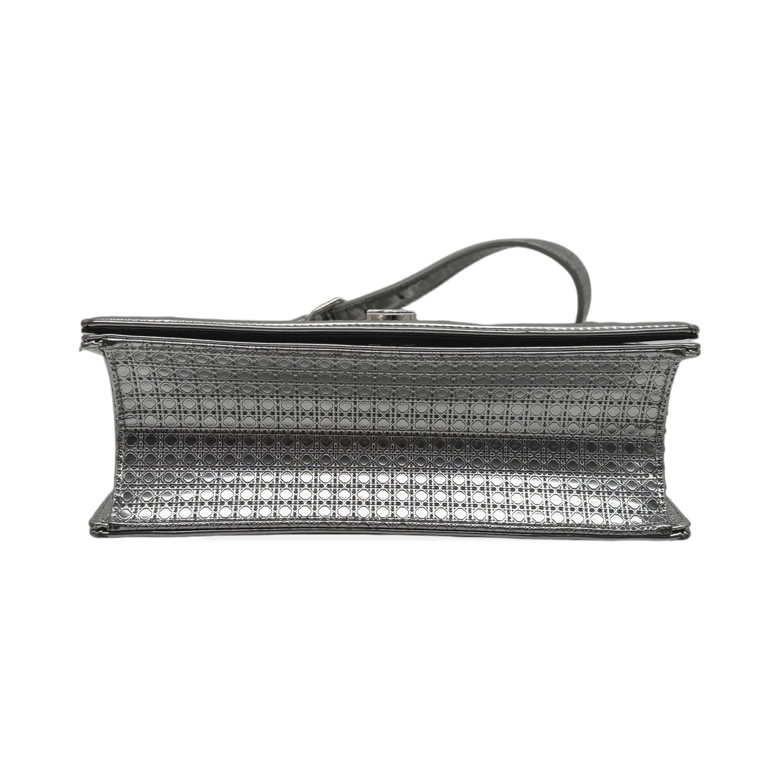 Christian Dior Metallic Silver Diorama Chain Shoulder Bag photo 4